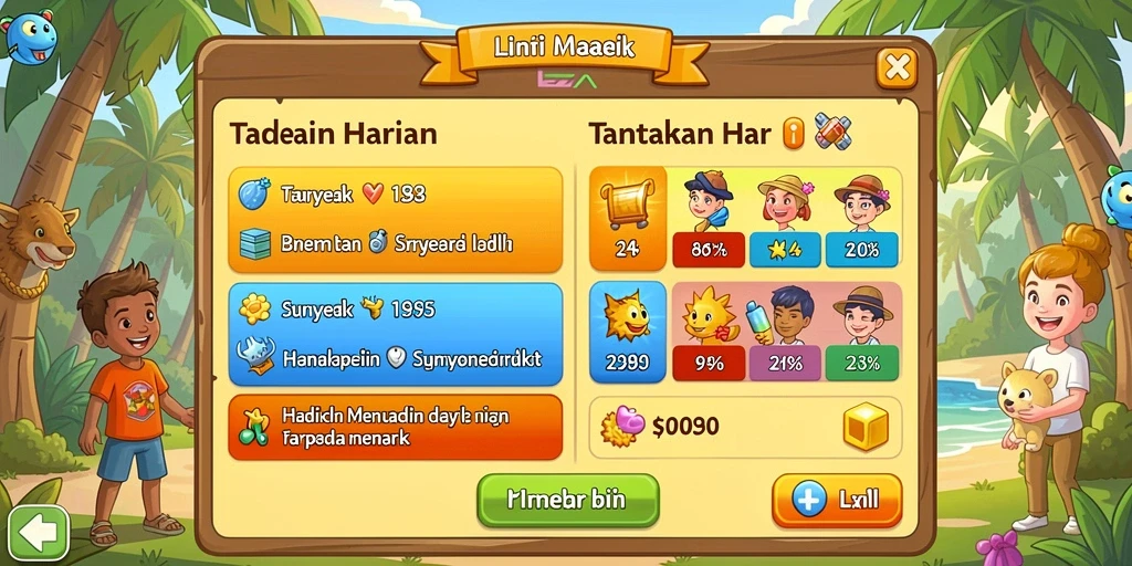 Karakter unik dan beragam untuk dijelajahi.