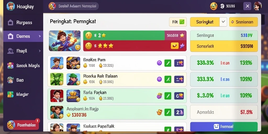 Misi menantang yang harus diselesaikan dalam setiap level.
