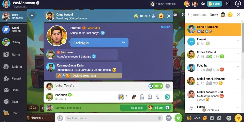 Deskripsi fitur sosial untuk interaksi antar pengguna.