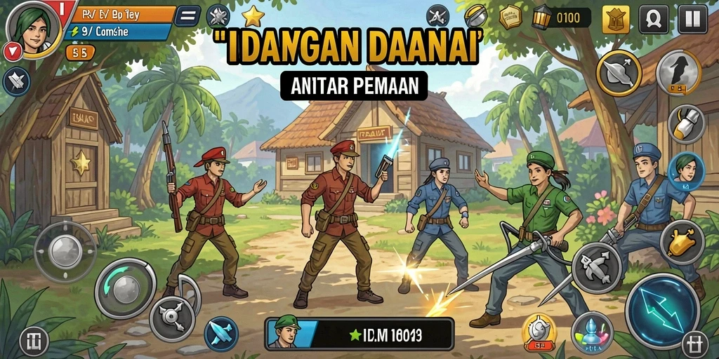 Kompetisi antar pemain yang seru dan menyenangkan.
