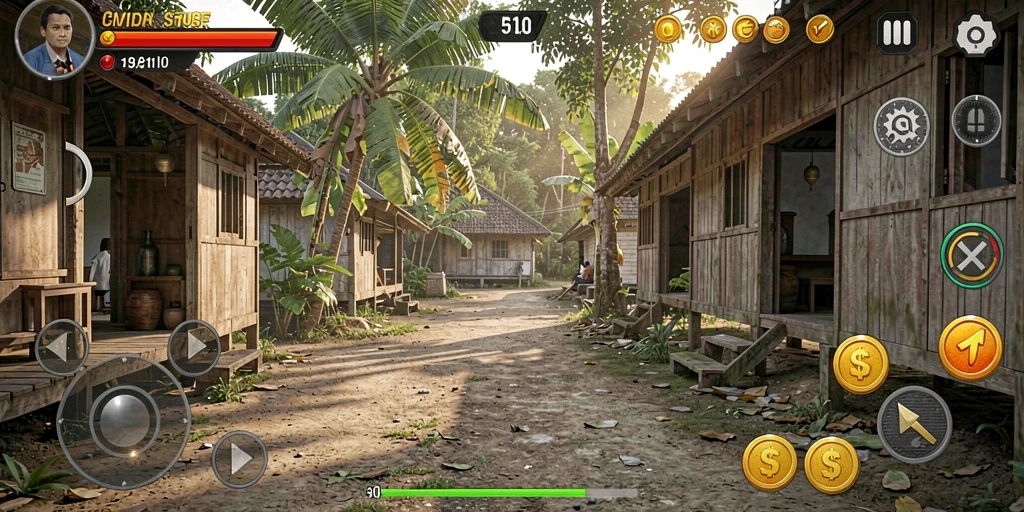 Level menantang dengan desain yang indah.