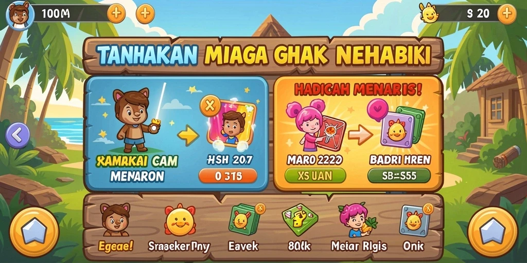 Setting level yang menarik dan bervariasi.